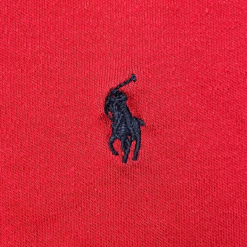 Polo Ralph Lauren Polo Shirt Mens XL Red Short Sleeve Made in USA Cotton Pique